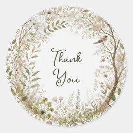 Adesivo Redondo Floresta Encantada Eetal