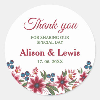 Adesivo Redondo Florestas de Aquarela Retroativa