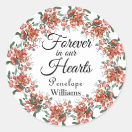 Adesivo Redondo Florestas em Memória Adorável