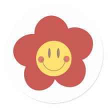 Floricultura Sorridente Fofa Estética Retro Desi