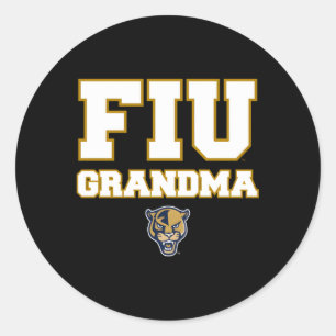 Adesivo Redondo Flórida Internacional Fiu Panthers Avó