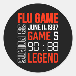 Adesivo Redondo Flu Game Sketll Hiphop Street Fashion