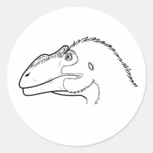 Adesivo Redondo Fluffy Siats meekerorum sticker