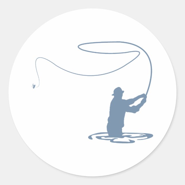 Adesivo Redondo Flycasting (Frente)