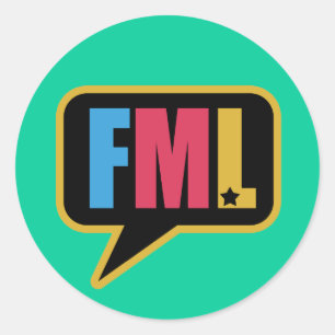 Adesivo Redondo FML (etiquetas)