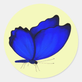 Adesivo Redondo Focas de Envelope Blue Butterfly