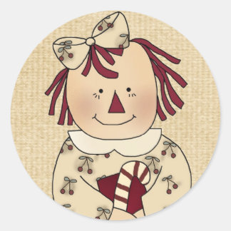 Adesivo Redondo Focas de Envelope de Natal: Alegrias Simples Annie