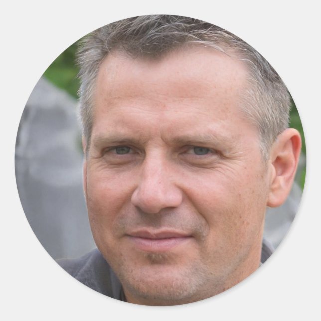 Adesivo Redondo Foco no Bem (Frente)