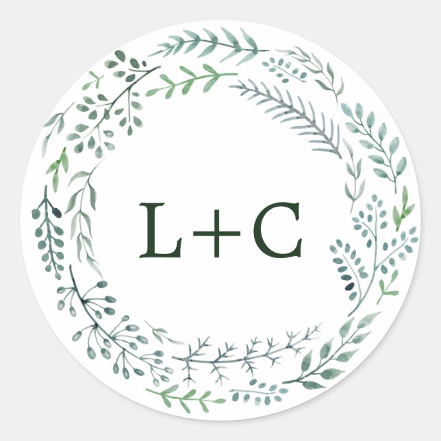 Adesivo Redondo Focos de Envelope de Casamento de Verrugas Russas  (Frente)