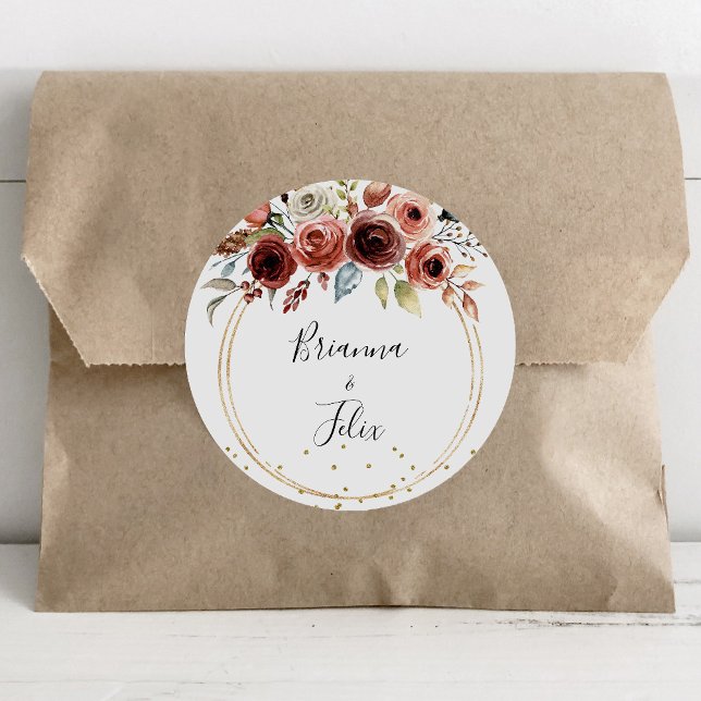 Adesivo Redondo Focos de Envelope Glitter Dourado Geométrico (Criador carregado)