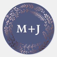 Focos de envelopes de Rosa Dourado e Marinho elega