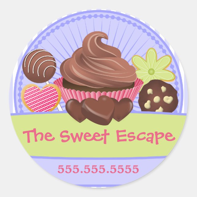 Adesivo Redondo Focos de galinheiro (Frente)