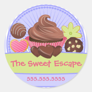 Adesivo Redondo Focos de galinheiro