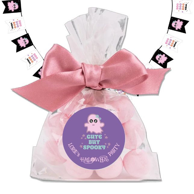 Adesivo Redondo Fofo bonito, mas assustador, personalizado (Criador carregado)