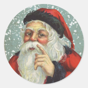 Adesivo Redondo Fofo de Natal