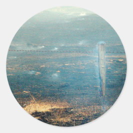 Adesivo Redondo Fogo