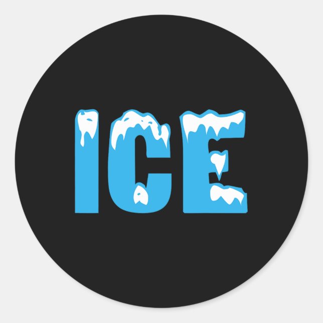 Adesivo Redondo Fogo Divertido e Confronto com a Família de Hallow (Frente)