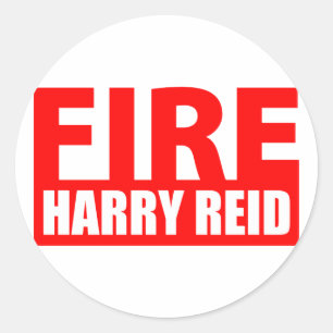 Adesivo Redondo Fogo Harry Reid