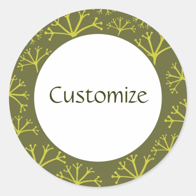 Adesivo Redondo Foi com o Modelo de vento (Frente)