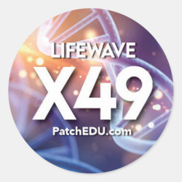 Adesivo Redondo Folha adesiva