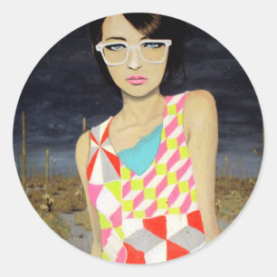 Adesivo Redondo folha adesiva 2H