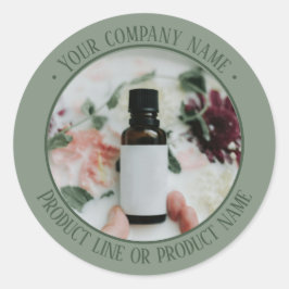 Adesivo Redondo Folha adesiva de promoção do produto