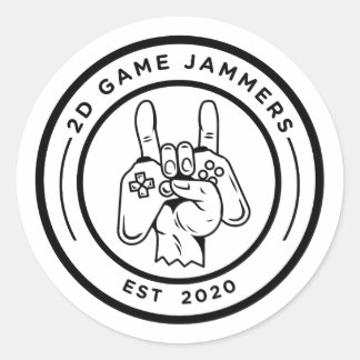 Adesivo Redondo Folha adesiva do logotipo