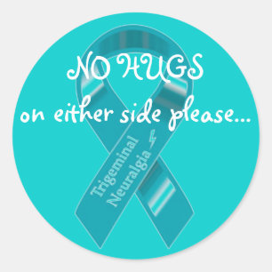 Adesivo Redondo Folha de 20 Sem abraços nos autocolantes laterais.