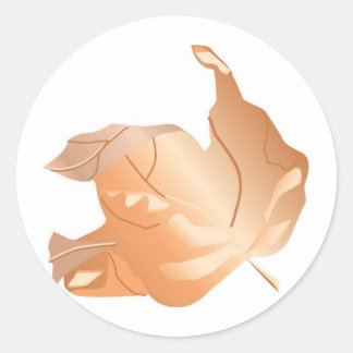 Adesivo Redondo Folha do Mapeamento de Gradiente de Queda