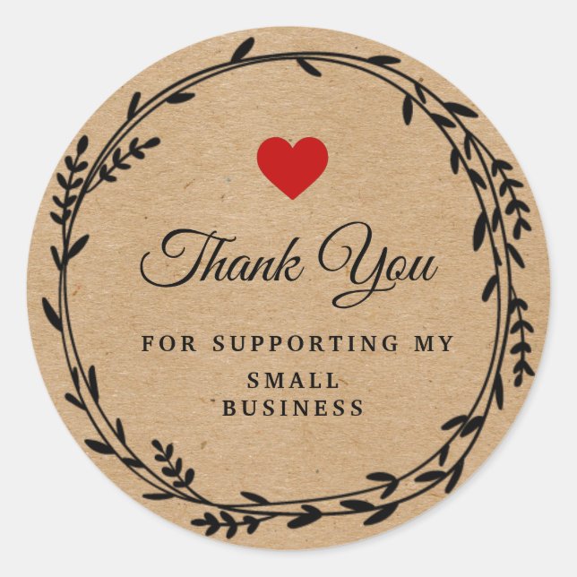 Adesivo Redondo folha redonda folhas Artesanato | OBRIGADO (Frente)