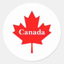 Folha vermelha do Canadá com texto personalizável