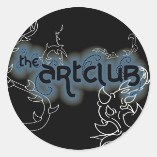 Adesivo Redondo Folha Vine Sticker