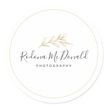 Folhagem Dourada Moderna Profissional