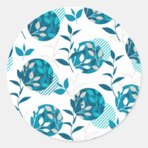 Folhagem primavera Verde e Deixa padrão moderno