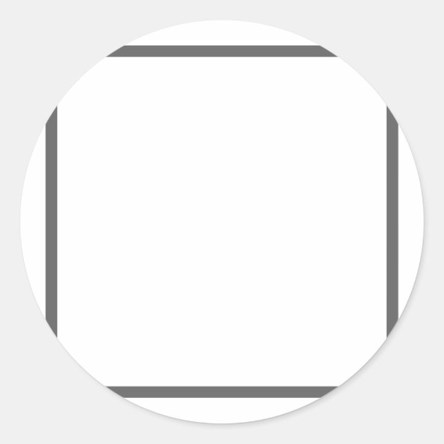 Adesivo Redondo Folhas adesivas (Frente)