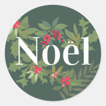 Folhas e bagas verdes e noel feriados