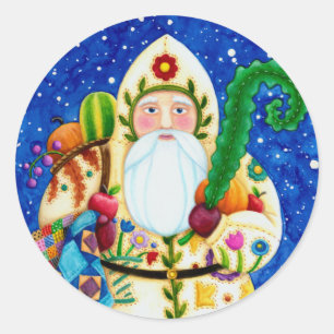 ADESIVO REDONDO FOLKART BALTIMORE QUILADO PAI NATAL PRIMITIVO