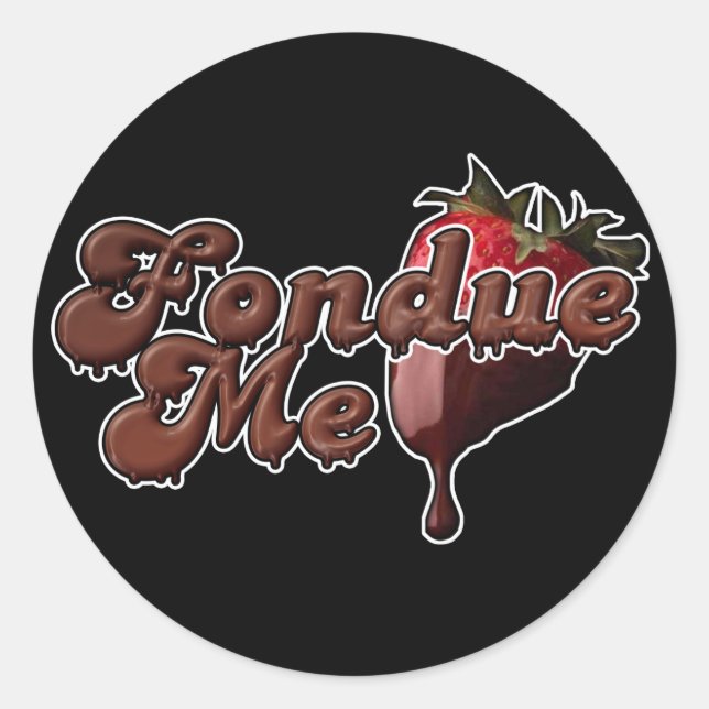 Adesivo Redondo Fondue Me 2 (Frente)