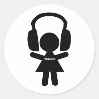 Fones de ouvido Techno Music