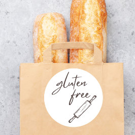 Adesivo Redondo Food Safety | Glutten Free Bakery Sticker