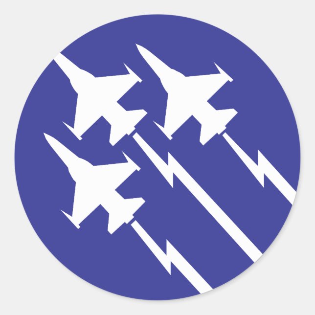 Adesivo Redondo Força Aérea (Frente)