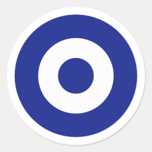 Adesivo Redondo Força aérea helénica Roundel, piscina