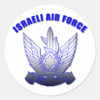 Adesivo Redondo Força Aérea Israelita