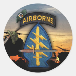 Adesivo Redondo Forças especiais 5