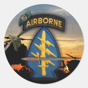 Adesivo Redondo Forças Especiais 5 liberam o nome dos Green Beret