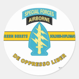 ADESIVO REDONDO FORÇAS ESPECIAIS AÉREA "DE OPPRESSO LIBER"