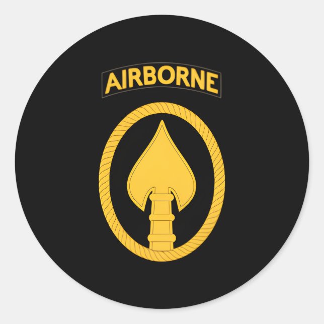 Adesivo Redondo Forças Especiais Americanas Selo de Patch Socom (Frente)