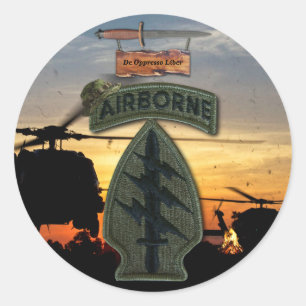 Adesivo Redondo Forças Especiais Veteranos Verdes veteranos vets s