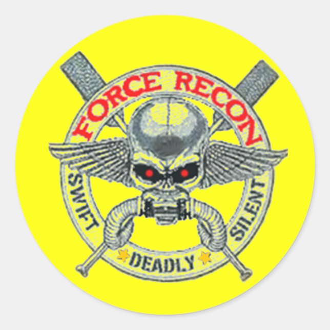 ADESIVO REDONDO FORCE RECON (Frente)