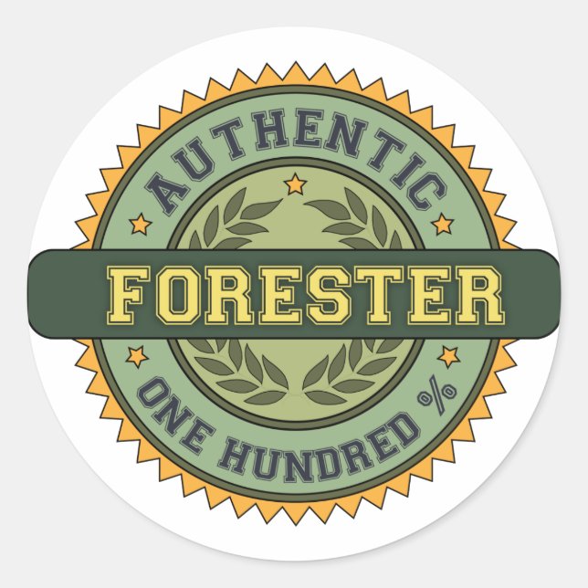 Adesivo Redondo Forester Autêntico (Frente)